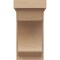 Ekena Millwork 7"W x 7"D x 14"H Wide Emerson Rough Cedar Woodgrain TimberThane Corbel, Primed Tan CORUR07X07X14EMRRCPR - alternate 3